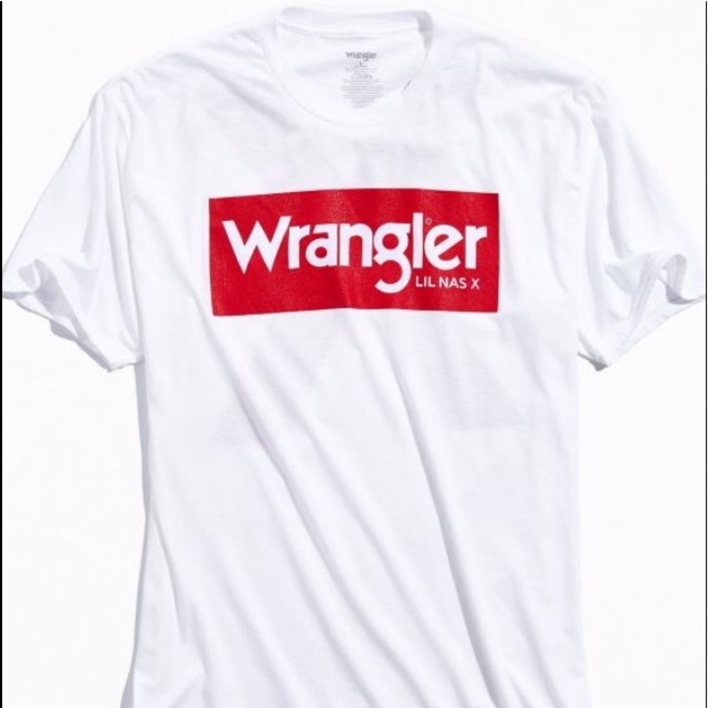 Wrangler logo short sleeve t shirt urban outfitter